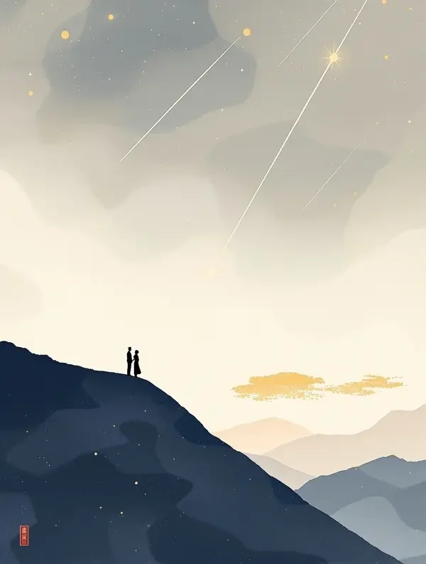 遇见你，星河万里 小说封面